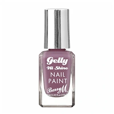 Image of Barry M Cosmetics Gelly Nail Paint, Hibiscus, shade purple