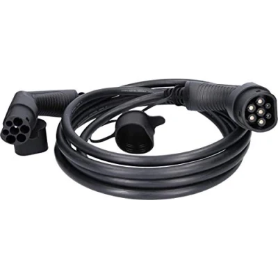 Image of KS Tools 117.7190 efuturo Link EV Charging Cable Type 2 22 kW 400 V Three Phase 32A to 5 Metres