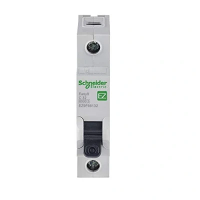 Image of Schneider Electric Easy9 MCB Miniature Circuit Breaker, 1 Pole, Type C, 6kA Breaking Capacity, 32A, 230V, EZ9F66132