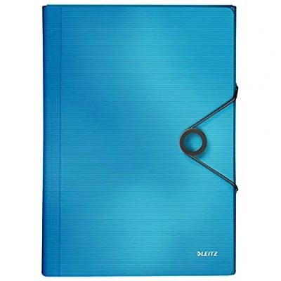 Image of Leitz Solid Project File Polypropylene A4 Light Blue