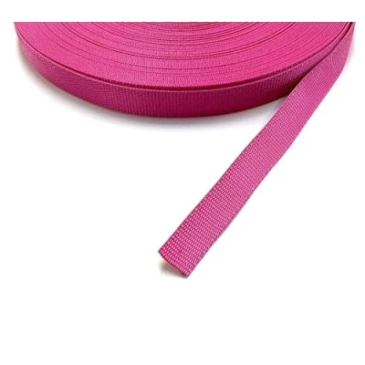 Image of 20mm Polypropylene Webbing Heavy Duty Strap For Backpacks Belts Handles Bags Straps Dog Leads (2 Metres, Cerise)