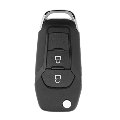 Image of eMagTech 2 Button Remote Flip Key Shell Compatible with Ranger T6 2015 2019 Replacement Folding Fob Case Cover Housing Uncut Blade