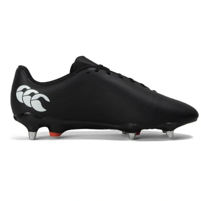 Image of ATOMIC Canterbury Unisex Speed Raze Soft Ground Rugby Boots, Black, 9.5 UK