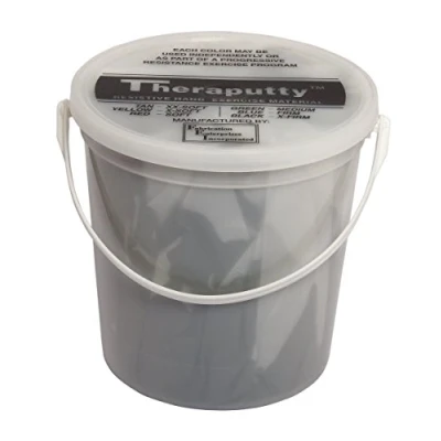 Image of CanDo TheraPutty Antimicrobial Therapeutic modelling clay 5 lb black (very strong)