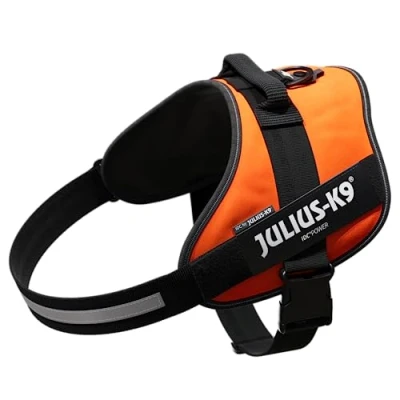 Image of Julius K9, 16IDC FOR 4, IDC Powerharness, dog harness, Size: UV Orange