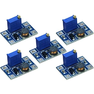 Image of TECNOIOT 5pcs DC SX1308 Step Up Adjustable Boost Converter 2 24V to 28V 2A