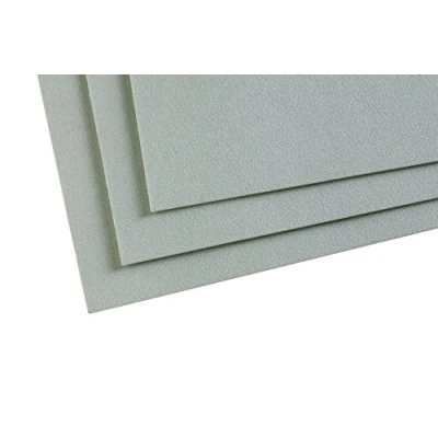 Image of Clairefontaine Ref 197021C Pastelmat Card Sheets (Pack of 5 Sheets) 360gsm 24 x 32cm Light Green Colour Specially Formulated For Use With Pastels