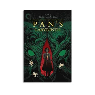 Image of Szzmyo Pan&#039;s Labyrinth Movie Poster Decorative Painting Modern Aesthetic Canvas Bedroom Art Living Room Decoration 12x18inch(30x45cm) Unframe Style