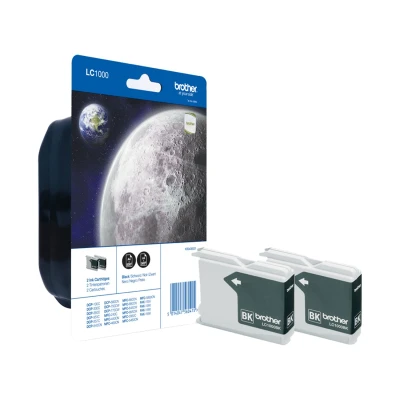 Image of Brother LC1000BKBP2 Black Fax Ink Cartridge