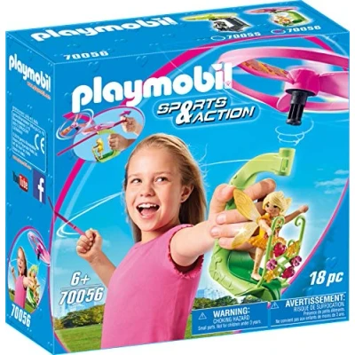 Image of PLAYMOBIL 70056 Sports &amp; Action Fairy Pull String Flyer, Colourful