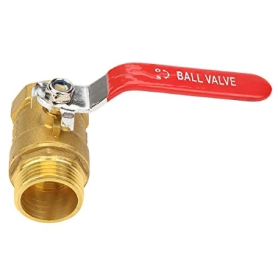 Image of Brass Ball Valve,1&quot; BSP DN25 Level Handle Pipe Valve Male and Female Thread