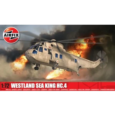 Image of Airfix A04056A Westland Sea King Hc,4 Plastic Model Kits, Un Painted