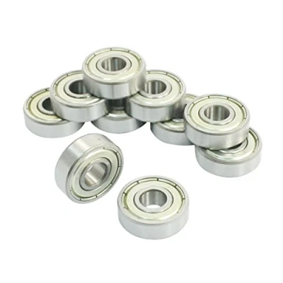 Image of Fasizi 10 Pcs 608ZZ Double Metal Shields Deep Groove Ball Bearings 8x22x7mm