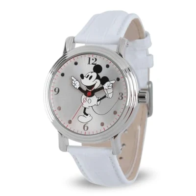 Image of Disney Women Analogue Quartz Watch with Faux Leather Strap W001865