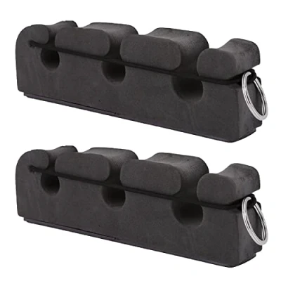 Image of 2Pcs Magnetic Density Foam Fly Fishing Rod Holder, Car Pole Stand Rack Backing Portable Lightweight And Holder Magnet Storage Accessories For Vehicle Enthusiasts Travel