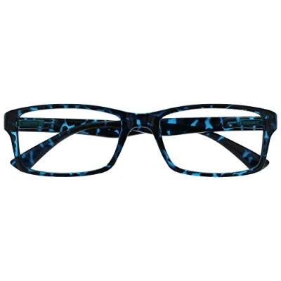 Image of The Reading Glasses Company Blue Tortoiseshell Readers Designer Style Mens Womens UVR092BL +3.00
