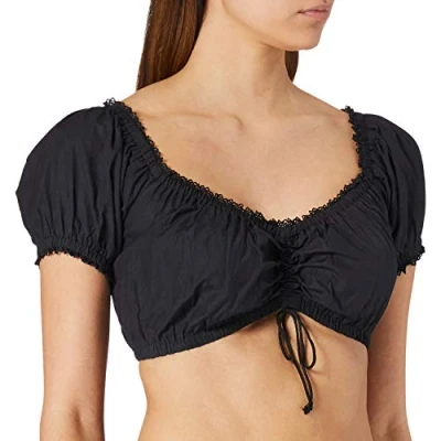 Image of Stockerpoint Women&#039;s Georgette Blouse, Black (Black), 10