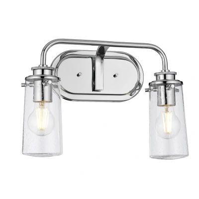 Image of Kichler Braelyn 2 Light Wall Chrome IP44