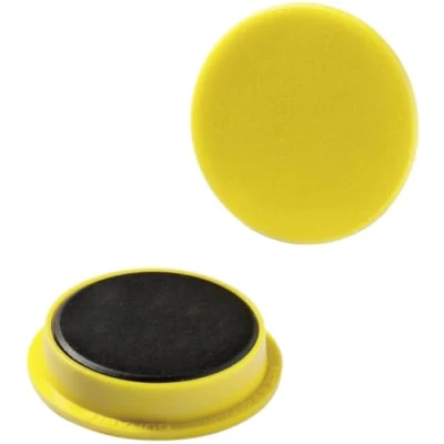 Image of Durable 475404 Magnets in Industrial Packaging 37 mm 1000 p Yellow (Pack of 20)