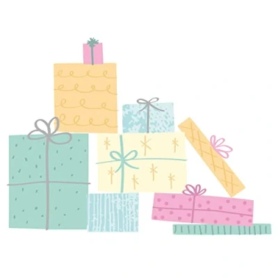 Image of Sizzix Layered Clear Stamps 23PK Giftwrap by Olivia Rose, Paper, One Size