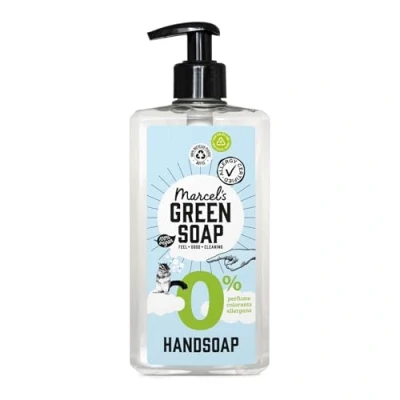 Image of Marcel&#039;s Green Soap Hand 0% Allergy Certified Handwash Dispenser Vegan 97% Biodegradable 500ml