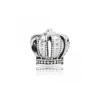 Image of Pandora Passions Crown silver charm