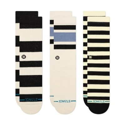 Image of Stance FRED CREW 3 PACK Unisex Socks, Size: 8.5 12.5, Multi