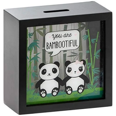 Image of The Leonardo Collection Bambootiful Panda Pair Money Box