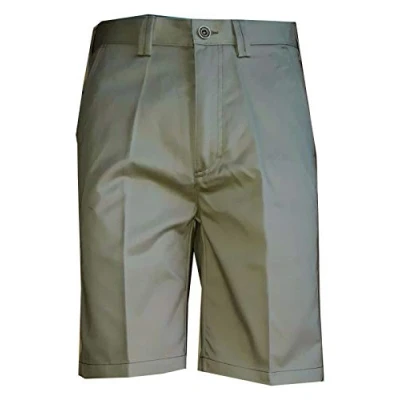 Image of MB CLOTHING Expandable Waist Chino Shorts 32 34 36 38 40 42 44 46 48 50 52 54 (36, Soft Green)