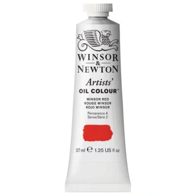 Image of Winsor &amp; Newton 37ml Artists&#039; Oil Colour Red