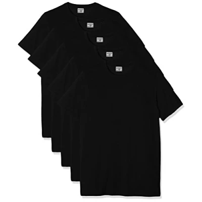 Image of Kustom Kit Men&#039;s Kk504 T Shirt, Black, X Small (Pack of 5)