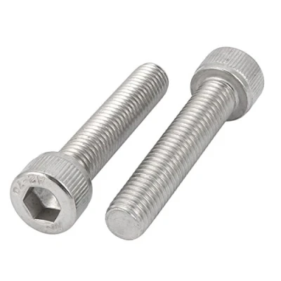 Image of Sourcingmap M10x50mm 304 Stainless Steel Left Hand Thread Hex Socket Head Cap Screw Bolt 2pcs