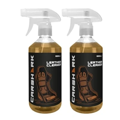 Image of CARSHARK Leather Cleaner 2 x 500 ml, Clean and Restore
