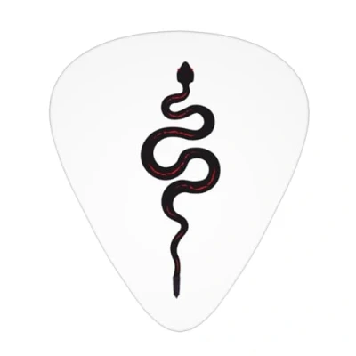 Image of Yifhdes Snake Rattlesnake Guitar Picks 12 Pcs For Electric Acoustic Mandolin Bass 3 Thickness Plectrums 0.46mm/0.71mm/0.96mm Players