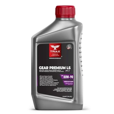 Image of TRIAX HD Gear Premium LS 80W 90 API GL 5 Ultra High Performance Oil/Axle Lubricant for Manual Transmissions, Limited Slip Differentials, Axle Drives, Hypoid Systems (1 Quart)
