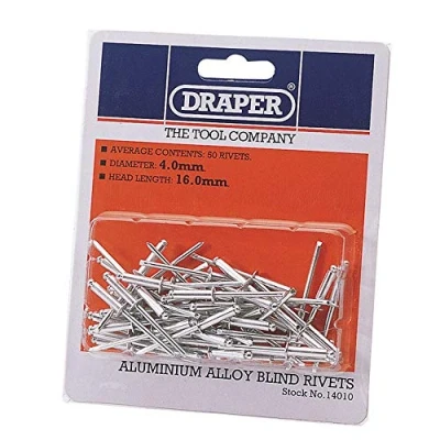 Image of Draper Blind Rivets, 4 x 15.8mm (50 Piece)