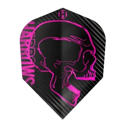 Image of Harrows Rage Pink NO6 Dart Flights