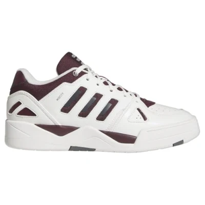 Image of adidas Men&#039;s MIDCITY Low Shoes Basketball, core White/Maroon/Grey Four, 10.5 UK