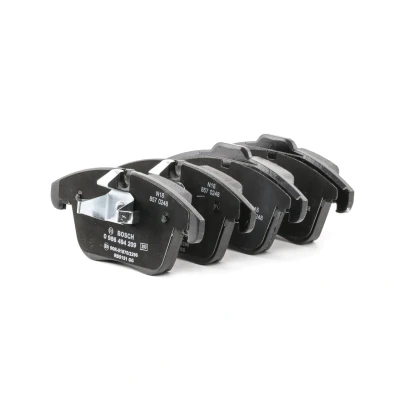Image of LR004936 Brake pad set BOSCH 0 986 494 209 Low Metallic with anti squeak plate, piston clip JAGUAR: XF Saloon, Sportbrake, XJ Saloon