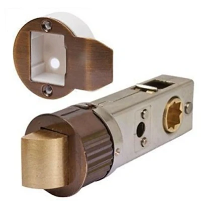 Image of Excel DH2295 76mm Passage SmartLatch Tubular Latch, Antique Brass