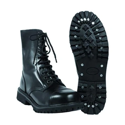 Image of Mil Tec Men&#039;s Invader Boots Black Size 6 UK
