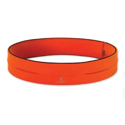 Image of FlipBelt Classic Running Belt for Phone and Small Accessories, Exercise Waist Pouch Women Men, S, Neon Punch