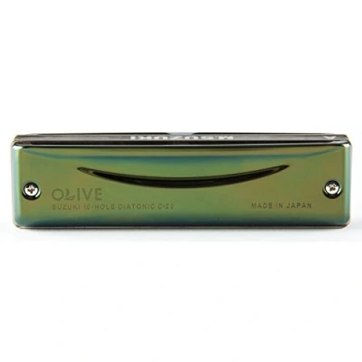 Image of Suzuki Diatonic Harmonica Olive C 20 in the key of E