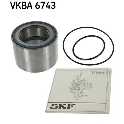 Image of 4421076, 93168843 Wheel bearing kit SKF VKBA 6743 90mm RENAULT: MASTER 3 Kasten, VAUXHALL: Movano Mk2, NISSAN: NV400 Platform / Chassis, Van