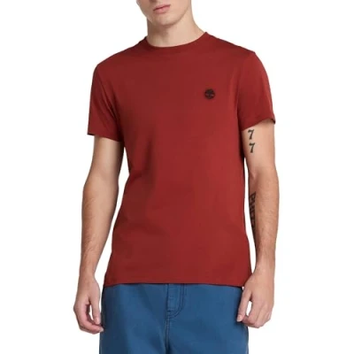 Image of Timberland Dunstan River CREW Basic Tshirt, Men&#039;s, Size: XXL, Burnt henna