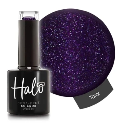 Image of Halo Gel Polish 8ml Tarot. UV/LED Nail Polish, Long Lasting &amp; Easy To Apply. Soak Off Art Colours For Manicure Pedicure. Professional Home Use.