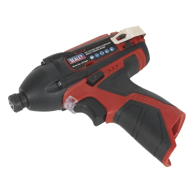Image of Sealey Cordless Impact Driver 1/4&quot;Hex Drive 80Nm 12V SV12 Series Body Only