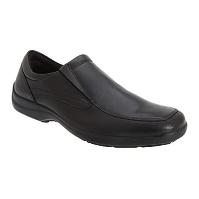 Image of Imac Mens Twin Gusset Casual Leather Shoes (39 EUR) (Black)