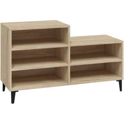 Image of vidaXL Shoe Cabinet Sonoma Oak 102x36x60 cm Engineered Wood