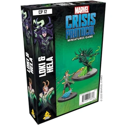 Image of Atomic Mass Games Marvel Crisis Protocol: Character Pack: Loki and Hela Miniature Game